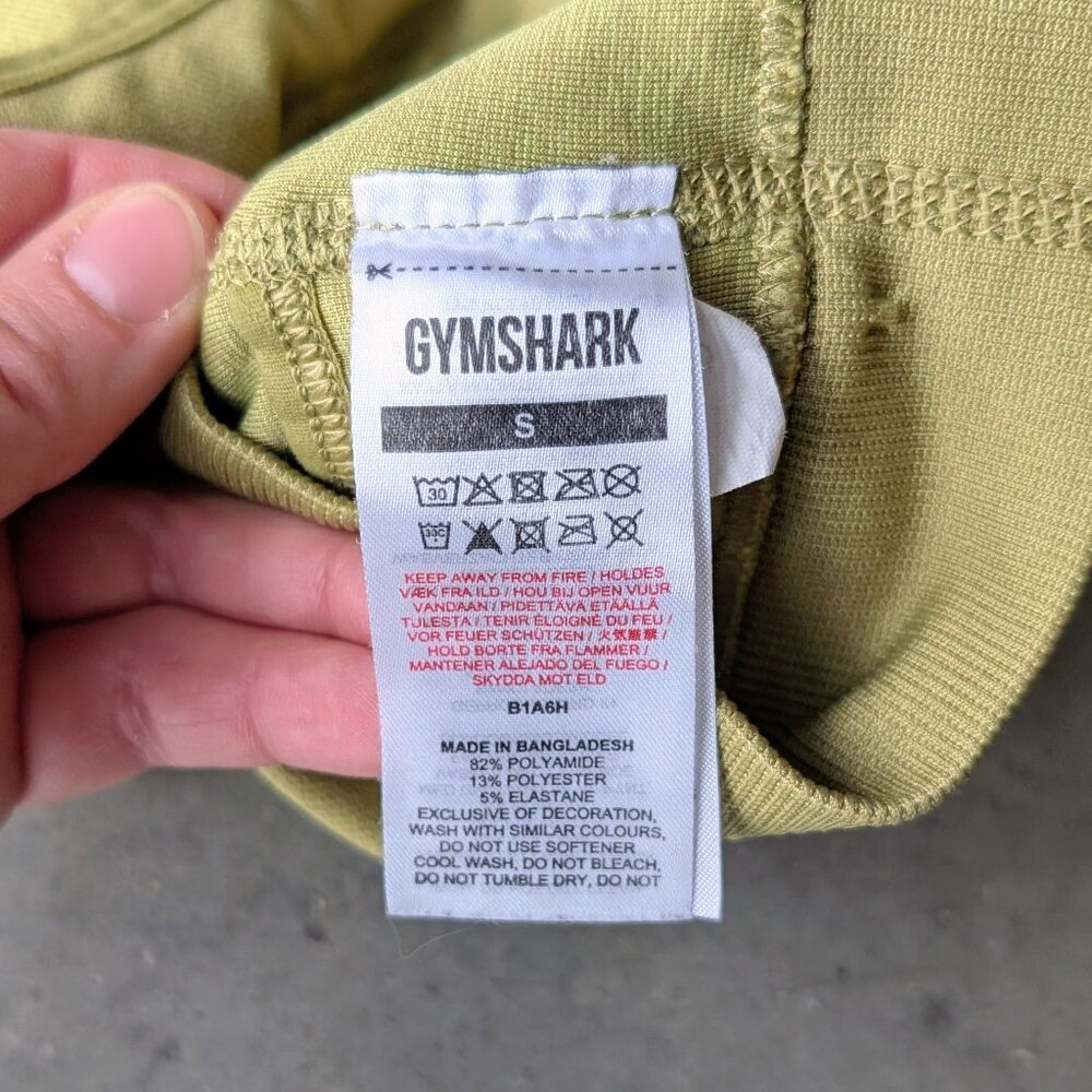 Gymshark Adapt Camo Seamless Sports Bra and Leggings Set Green small - Picture 4 of 9